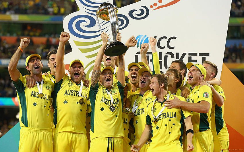 Vincitori della Coppa del mondo di cricket dell'Australia ICC 2015 Sfondo HD