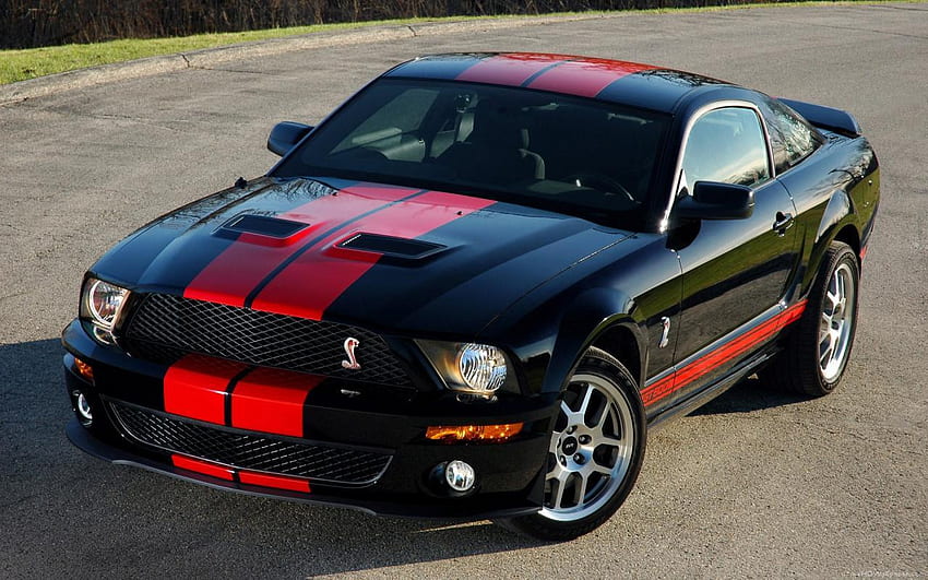 Mustang, ford, siyah, araba, kırmızı HD duvar kağıdı