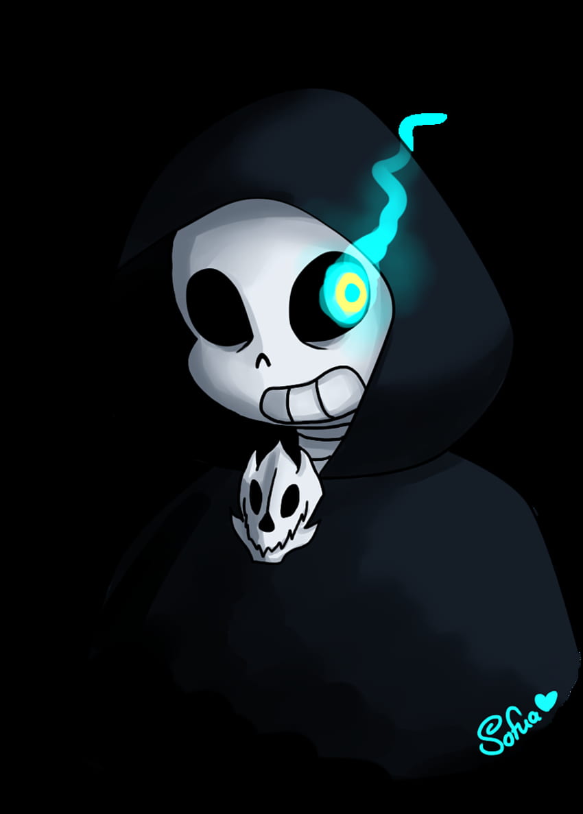 Reaper sans, cat sans, undertale, HD phone wallpaper