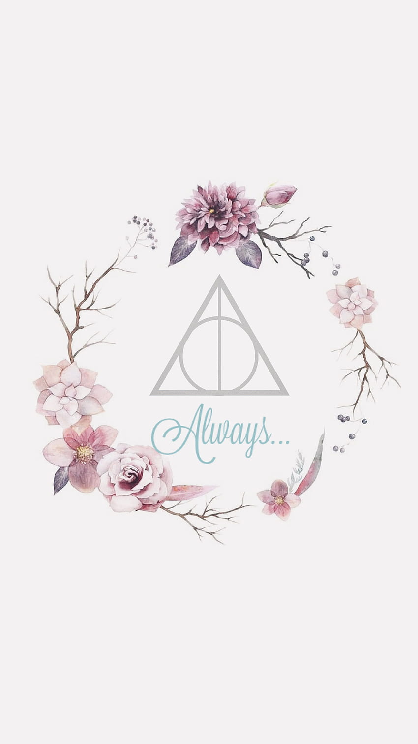 Harry Potter Always Pink girly cute flowers dealthy, Large Harry Potter Christmas HD phone wallpaper