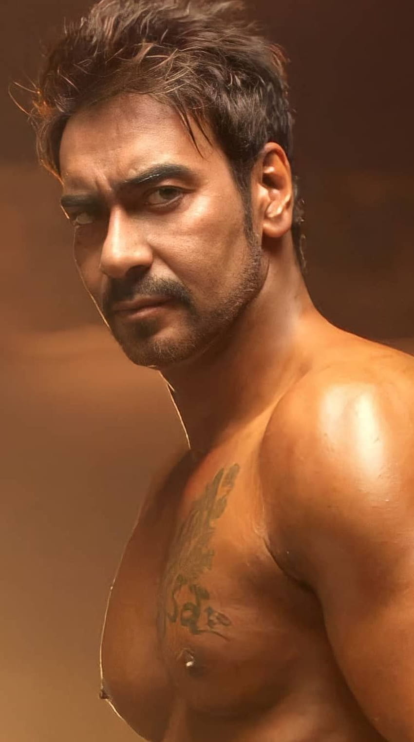 Ajay Devgan, bollywood actor, bodybuilding HD phone wallpaper