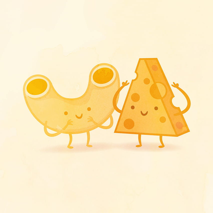 mac and cheese x philip tseng // taste buds series. comida, Kawaii Cheese HD phone wallpaper