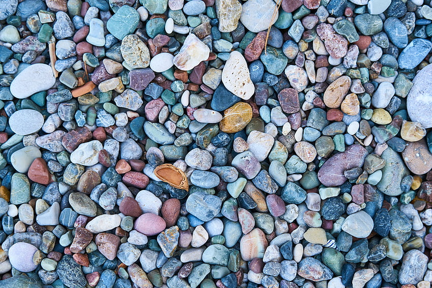 Stones, Pattern, Cobblestone, Colorful, Pebbles, Rocks, Erosion HD wallpaper