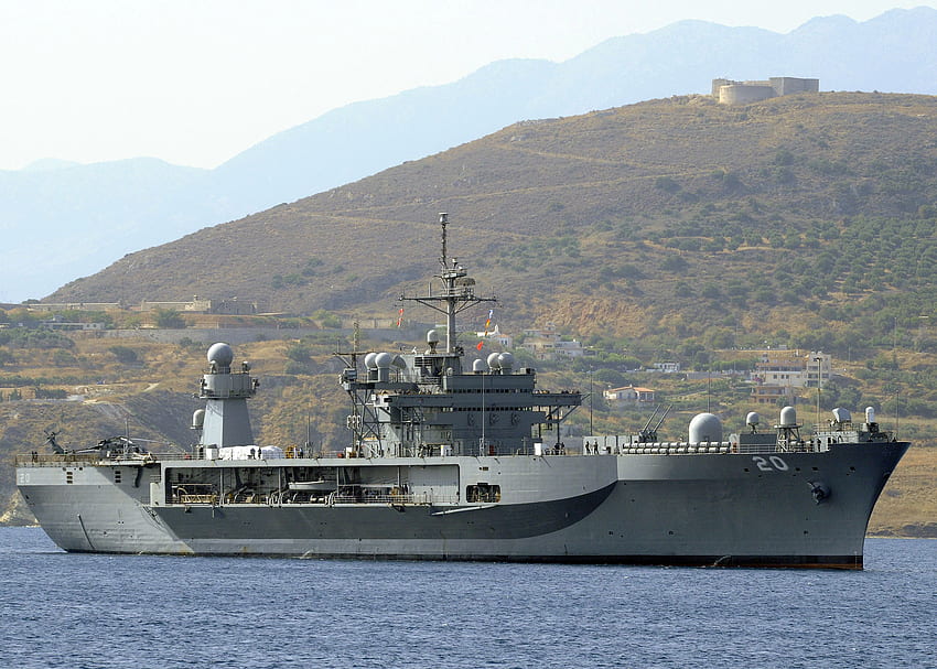 USS Mount Whitney, okręt wojenny, amerykański, blue ridge, marynarka wojenna, nato Tapeta HD