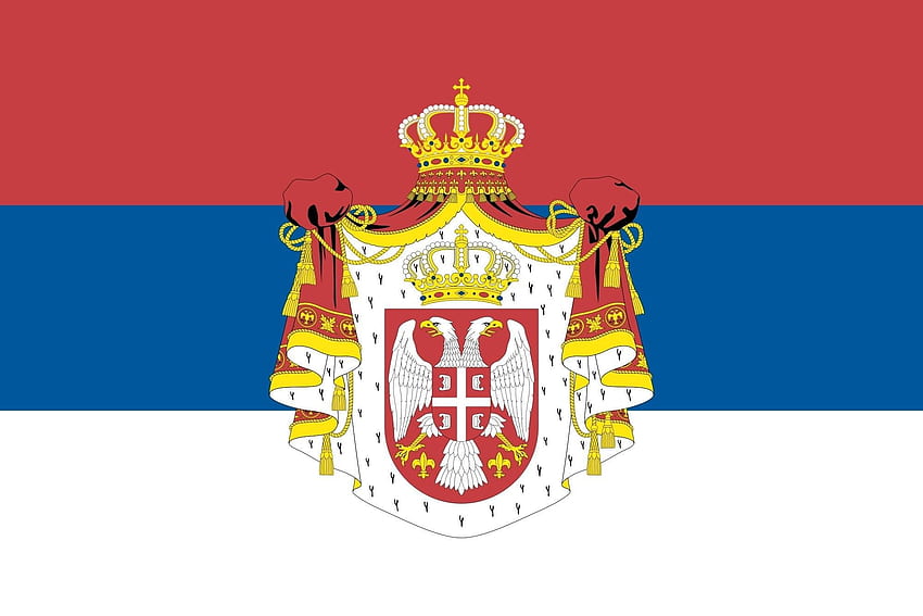 Serbien-Flaggen Serbien Serbisch, Montenegro-Flagge HD-Hintergrundbild ...