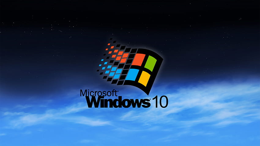 Eu recriei o Windows 95 []. Windows 95, logotipo antigo do Windows papel de parede HD
