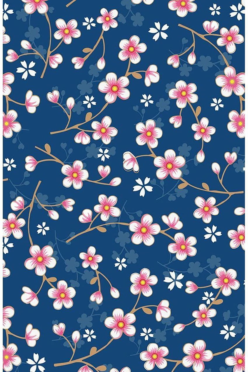 Pip Studio Kiraz Çiçeği Koyu Mavi. Pip Studio Resmi web sitesi, Dark Cherry Blossom HD telefon duvar kağıdı