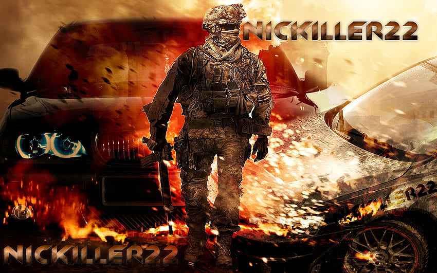Call Of Duty: NICKILLER22, xakep, pirate informatique, russe, nickiller22 Fond d'écran HD
