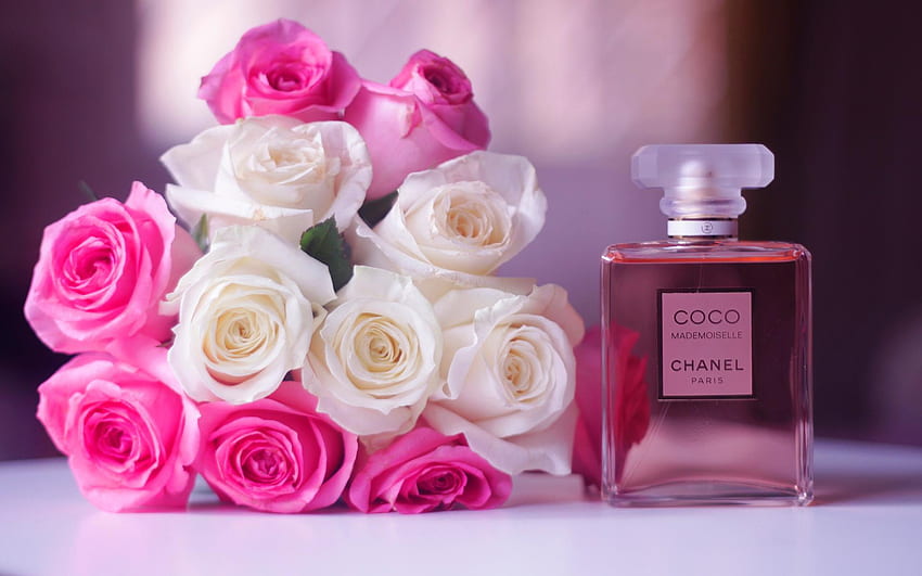 Roses chanel perfume : : High HD wallpaper