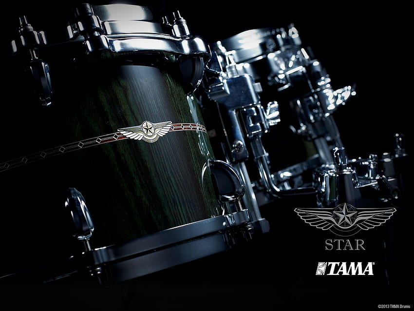 Star Bubinga (Dark Green Cordia -CDKG). Drums , Drums, Drums artwork, Drumline HD wallpaper