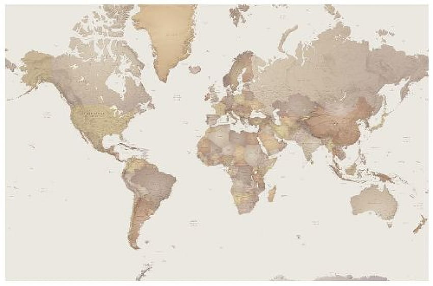 Eski Harita - Güzel, Antik Dünya Haritası HD duvar kağıdı