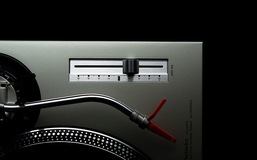 Music artistic studio vinyl techno turntables technics DJ HD wallpaper