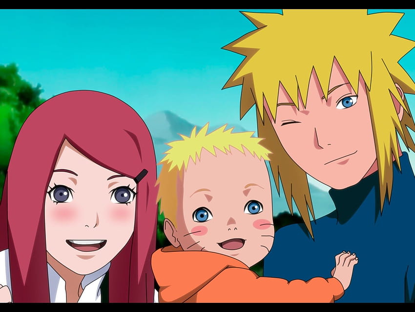 NaruSaku Familia Naruto y padres fondo de pantalla