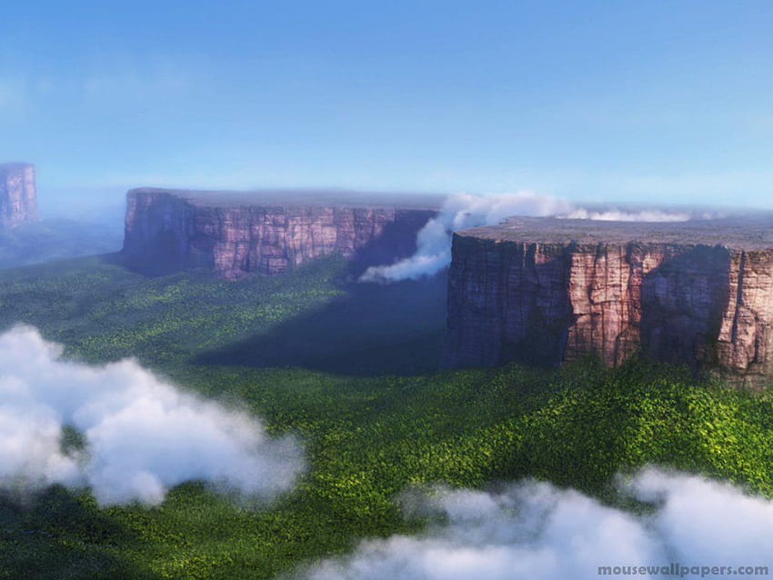 Disney Up Clouds South America Plateau Normal HD wallpaper
