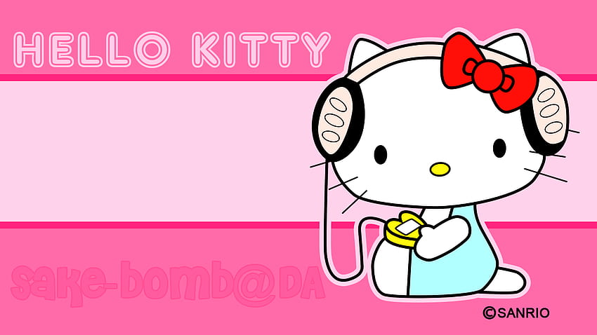 Hello Kitty Laptop, Hello Kitty Cute HD wallpaper