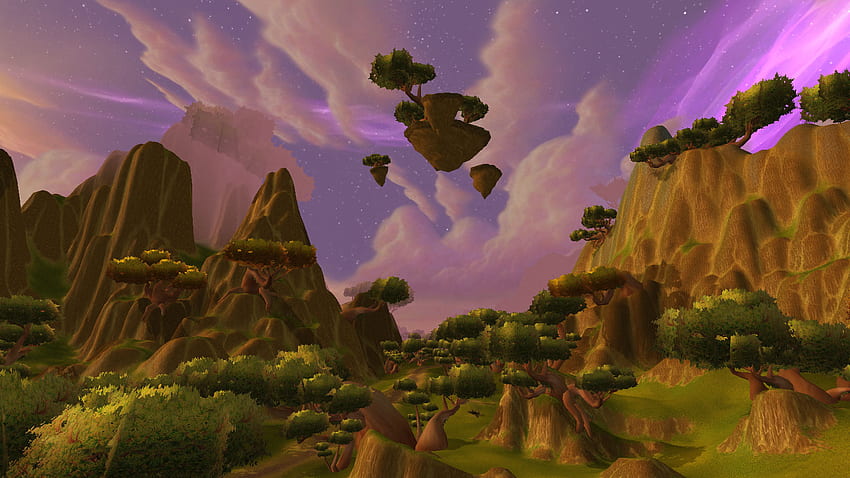 WoW Outlands Nagrand, world of warcraft, nagrand, wow, outlands HD тапет