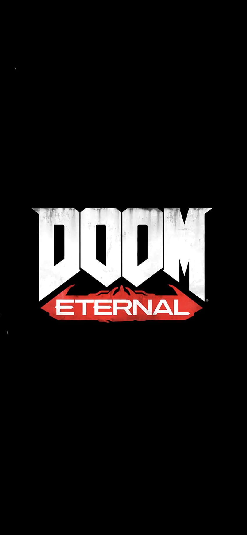 Doom Eternal (Logotipo): Móvil fondo de pantalla del teléfono