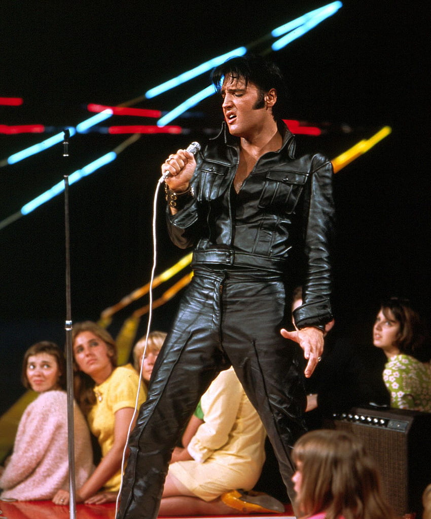엘비스 프레슬리. 전기, 노래, 영화, 죽음 및 사실, Elvis 1969 HD 전화 배경 화면