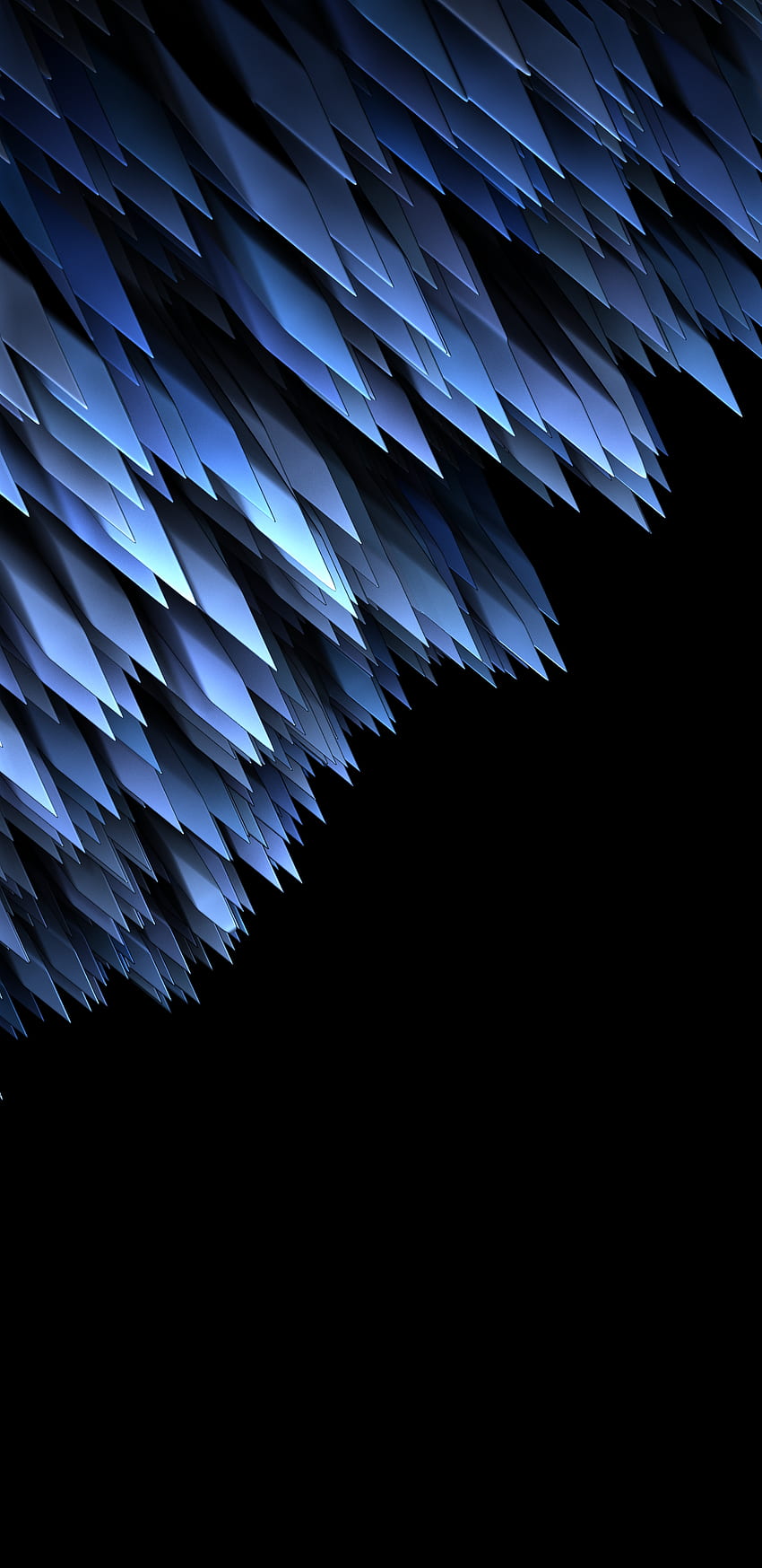 Today's project: IceBlades []. Android abstract, Samsung , phone , Blue Amoled HD phone wallpaper