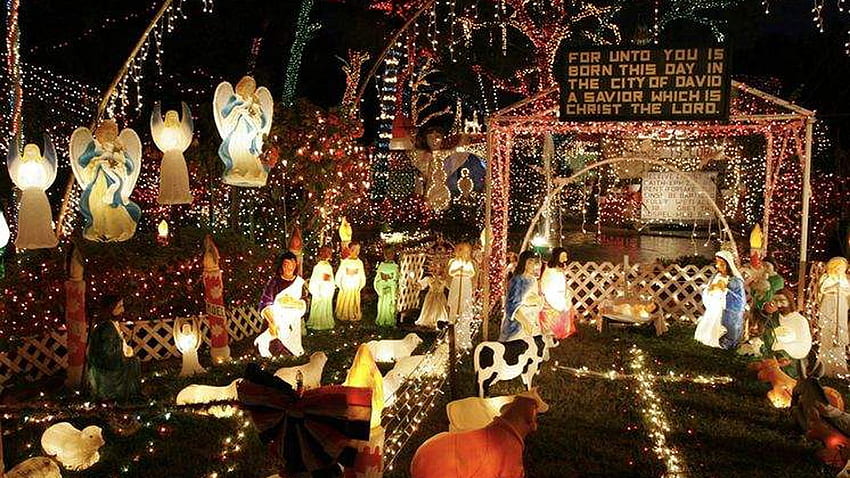 Where to find Christmas lights in Tampa Bay, Victorian Christmas House HD wallpaper