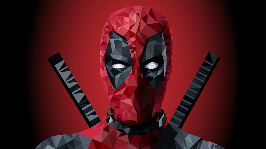 Deadpool Low Poly Art , Superheroes, , , Background, and , Deadpool Polygon  HD wallpaper | Pxfuel