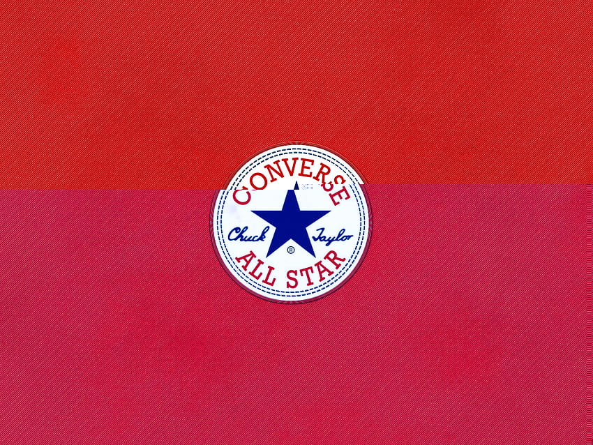 Converse All Star Logosu Kırmızı Arka Plan, Bağcıklı MGK Logosu HD duvar kağıdı