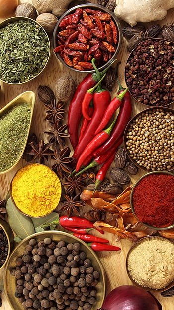 Colorful Mix Of Spices indian spices HD phone wallpaper  Pxfuel