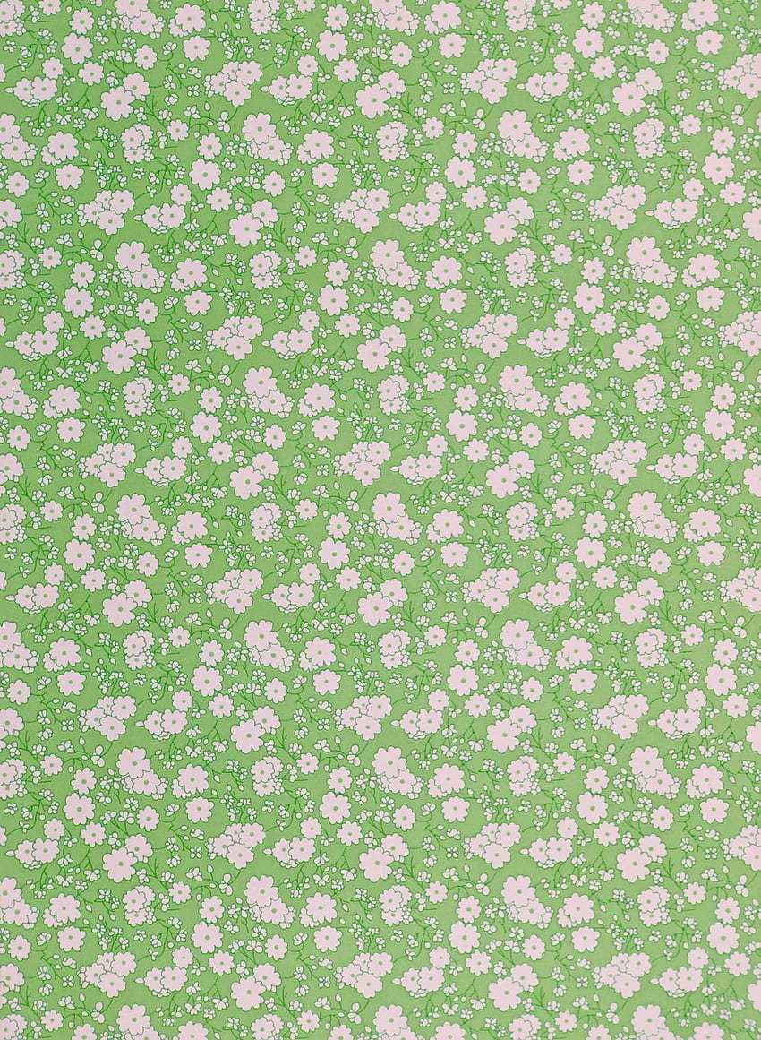 Green floral . Green floral , vintage, Retro HD phone wallpaper