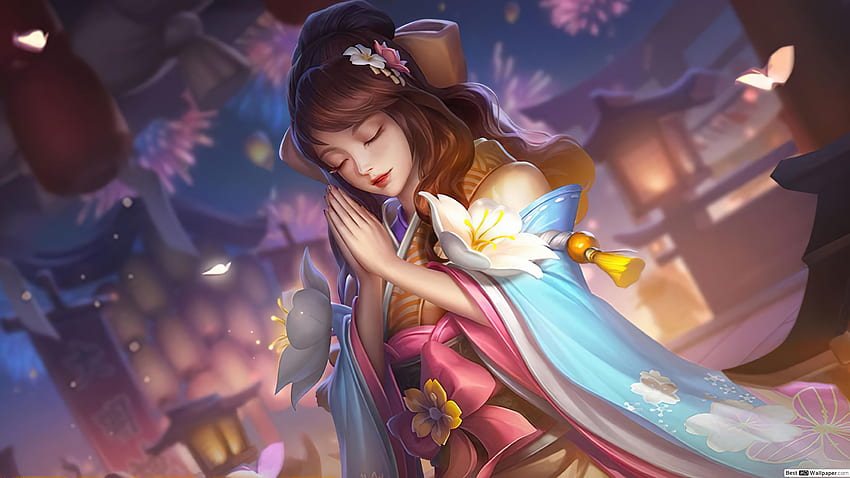 Desejos de Guinevere 'Sakura' - Mobile Legends (ML) papel de parede HD
