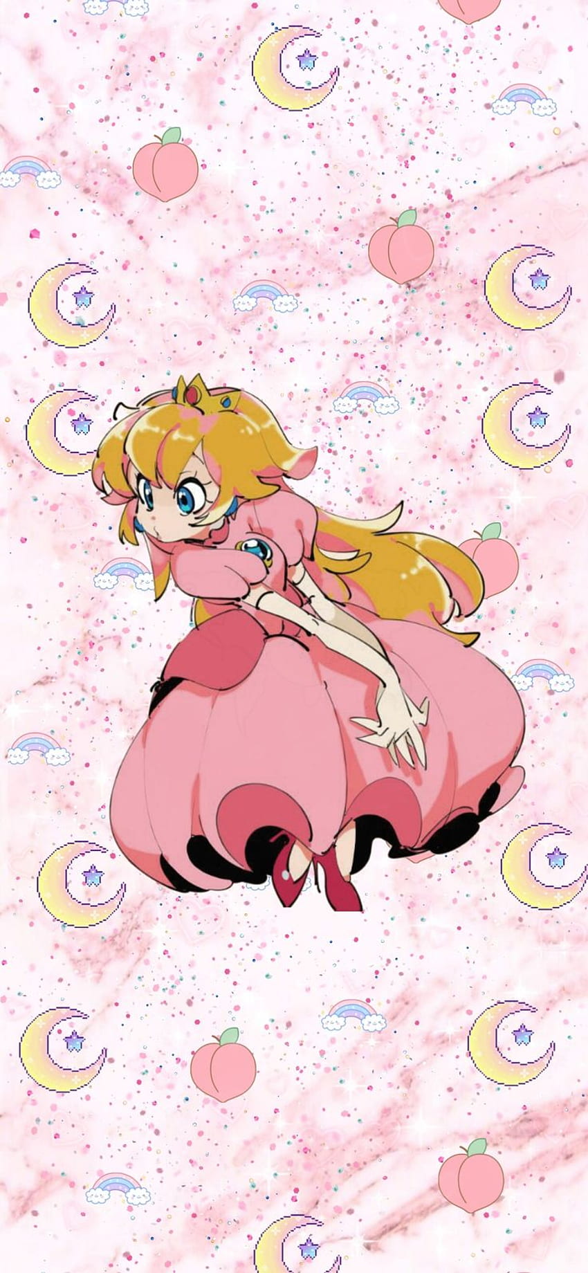 Nintendo Princess Peach pembe estetik Telefon . Şeftali , Prenses , Nintendo prensesi , Prenses Şeftali Telefon HD telefon duvar kağıdı