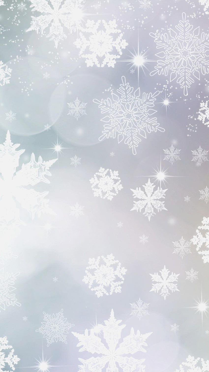 Cute Snowflake iPhone HD phone wallpaper