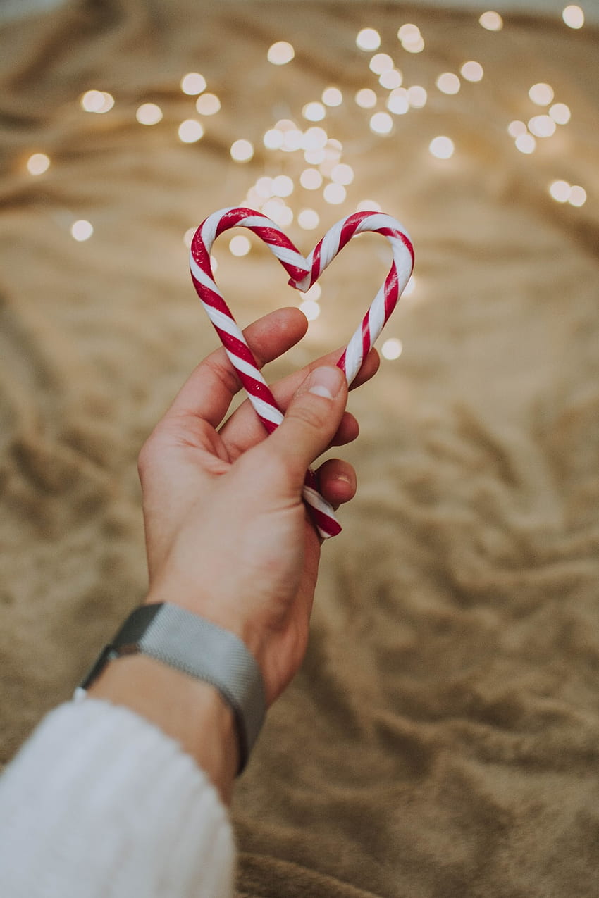 Candy heart cane – Christmas, Cute Candy Cane HD phone wallpaper | Pxfuel