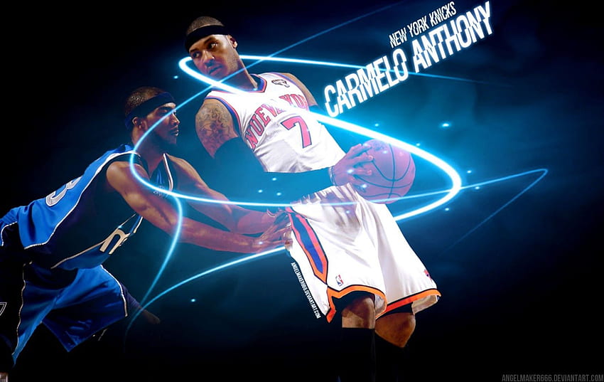 Carmelo Anthony Knicks, Carmelo Anthony Logo HD wallpaper