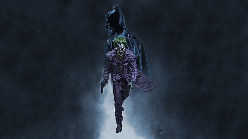 Joker Caminando Batman, Superhéroes fondo de pantalla | Pxfuel