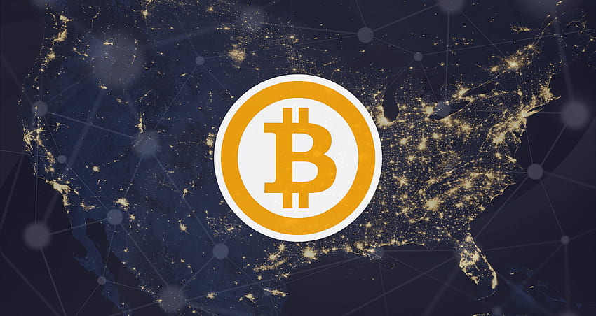 Bitcoin and Background, Cryptocurrency HD wallpaper