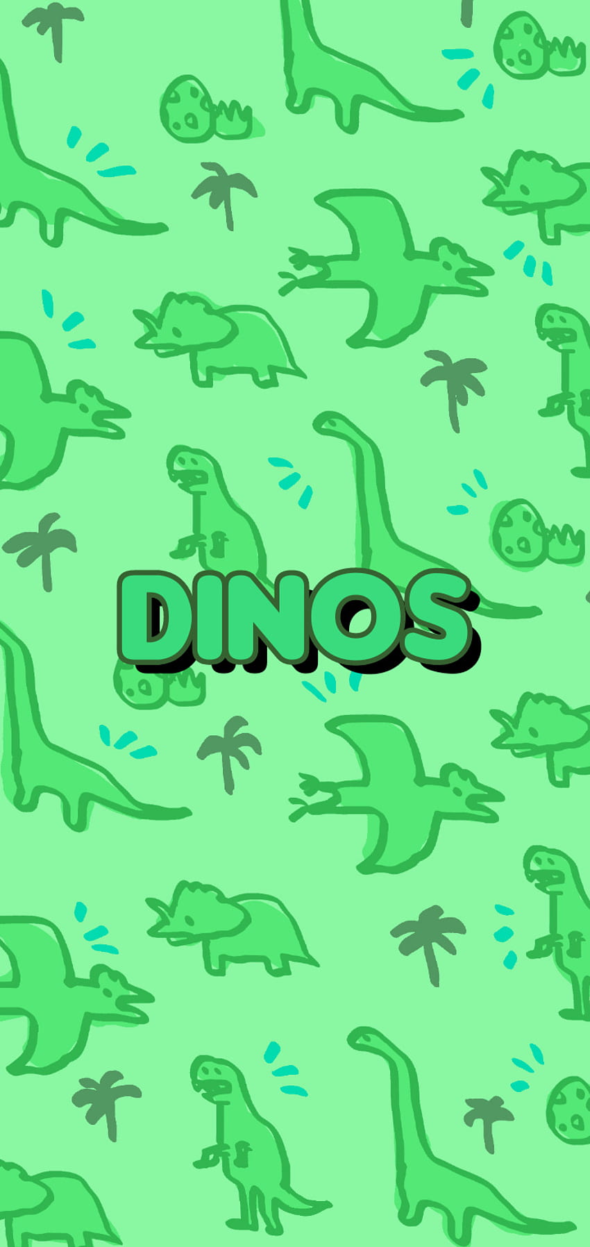 Dinos, _dinosaurs, green, blue HD phone wallpaper
