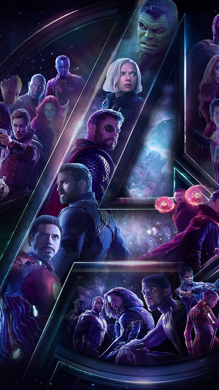 Avengers Infinity War All Superheros and Villain Poster Artwork HD ...