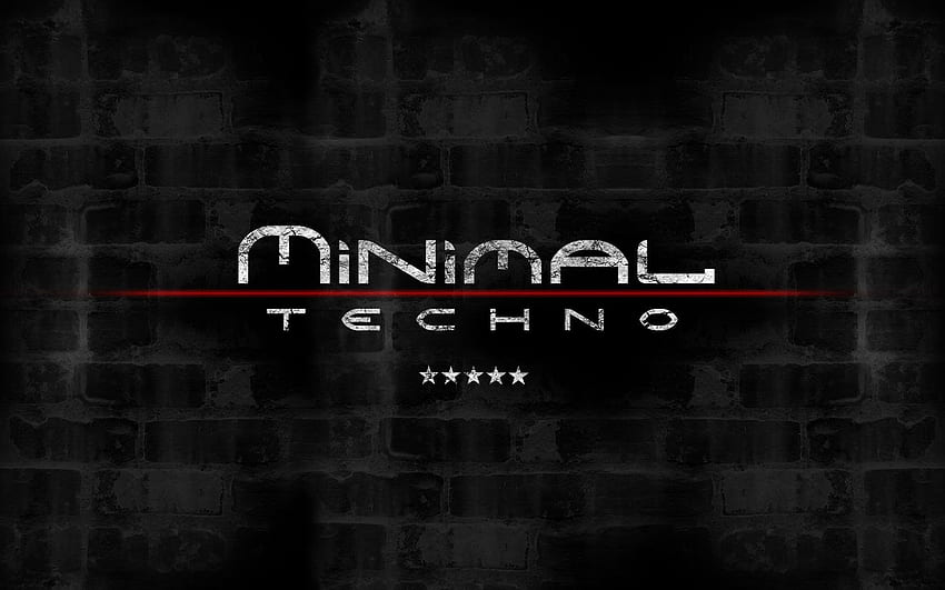 Black and White Dark Minimal Techno Entertainment Music Art HD wallpaper