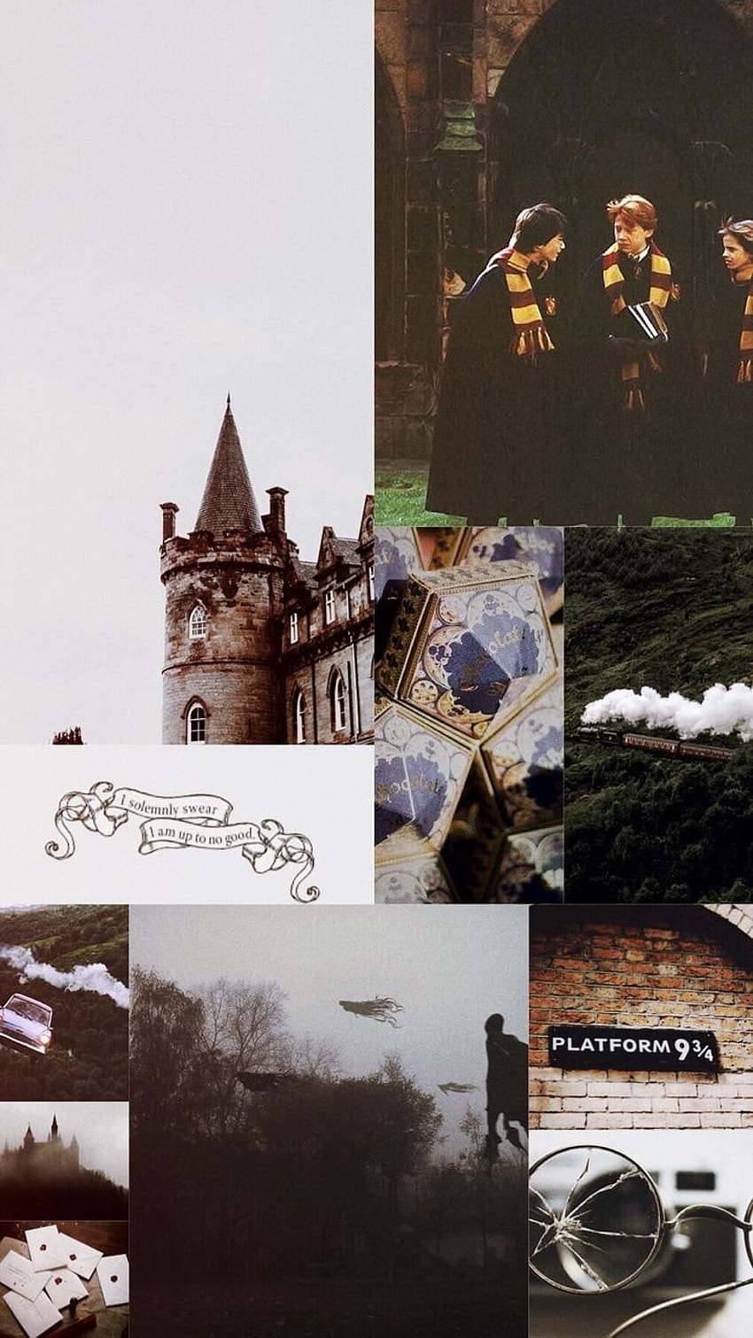 Harry Potter Collage, History Collage HD phone wallpaper