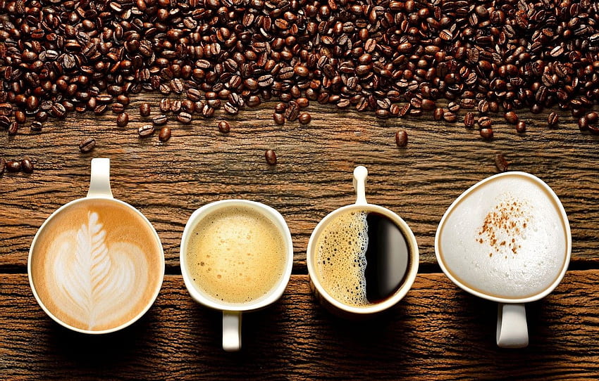 Hintergrund, , Tafel, Kaffee, Tasse, Getränke, , Cappuccino, Kaffeebohnen, Schaum, Vielfalt, Latte, Espresso, uns für , Abschnitt еда, Espressokaffee HD-Hintergrundbild