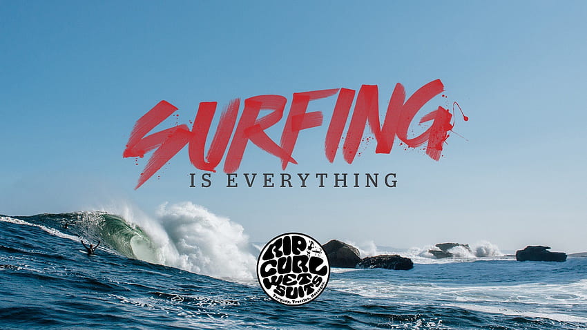 Rip Curl Surfing HD wallpaper