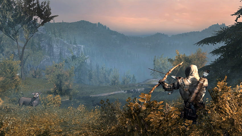 archery archer bow arrow hunting weapon assassins HD wallpaper