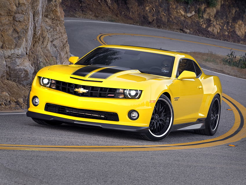 Yellow and black camaro HD wallpapers | Pxfuel