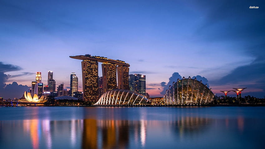 Singapur Nuevo. Hermoso y paisaje de Singapur fondo de pantalla