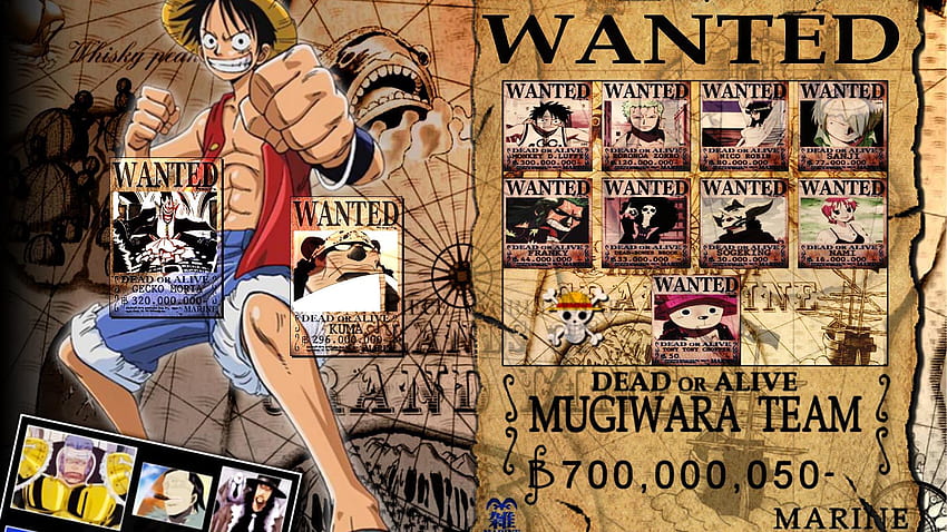 Wanted Poster One Piece, Brook Bounty HD тапет