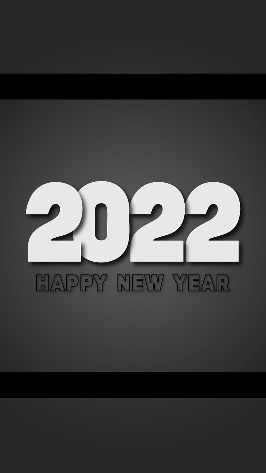 Happy New Year 2022, happy new year, monochrome graphy, 2022 pic, 2022 calender, new year HD phone wallpaper