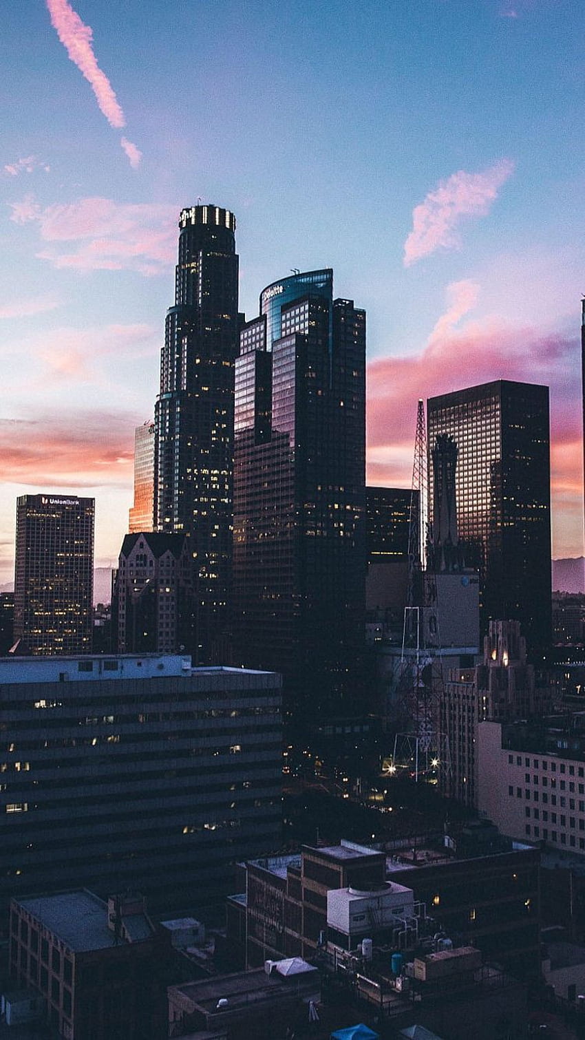 IPhone au coucher du soleil de Los Angles. En 2019. Ville, Los Angeles Esthétique iPhone Fond d'écran de téléphone HD
