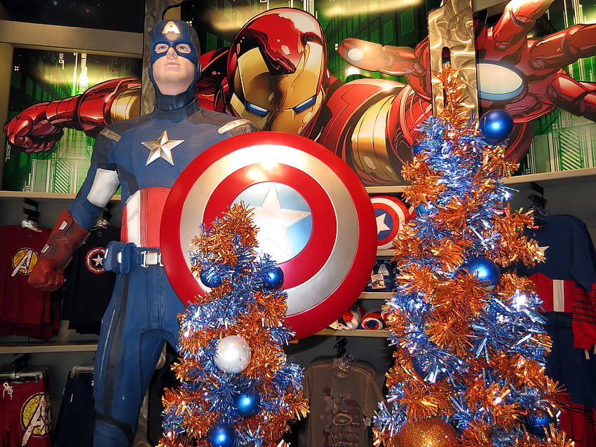 Captain America's Christmas. Marvel Alterniverse Store, Uni HD wallpaper