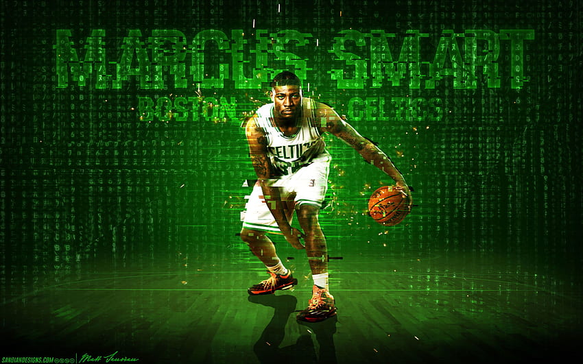 Marcus, Smar, Boston, Celtics, Data Src Irving Boston Celtics, Kyrie Irving Cool HD wallpaper