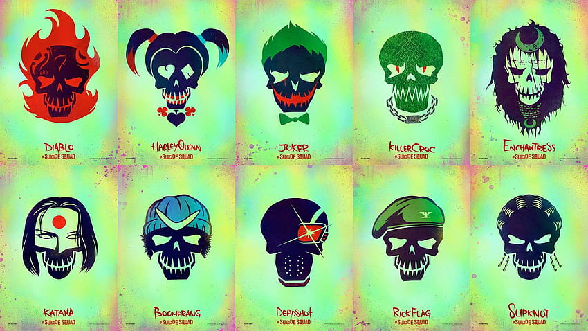 I made out of the new Suicide Squad posters. : DCcomics, Suicide Squad iPhone HD wallpaper